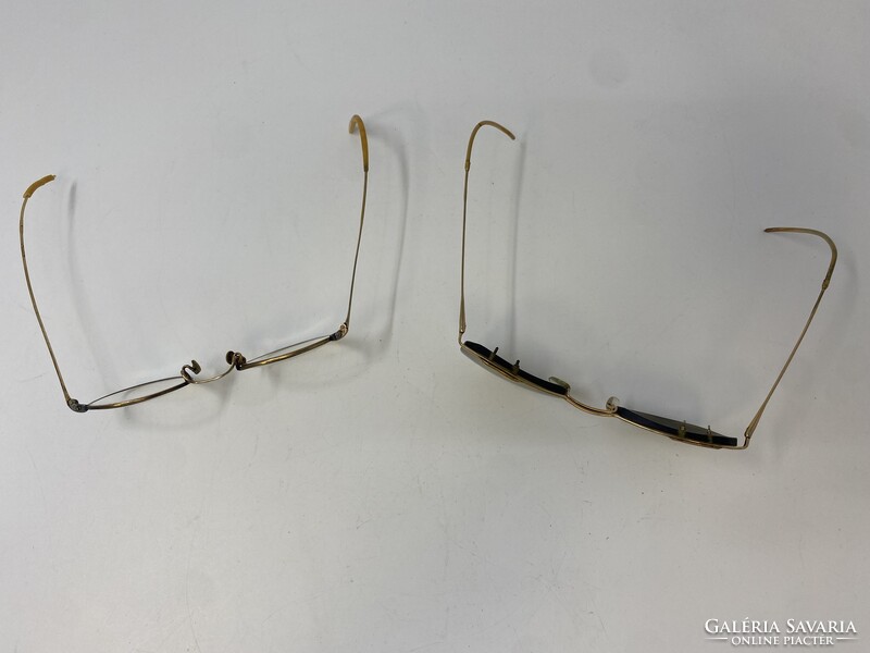 2db antik aranyozott szemüveg, napszemüveg RZ