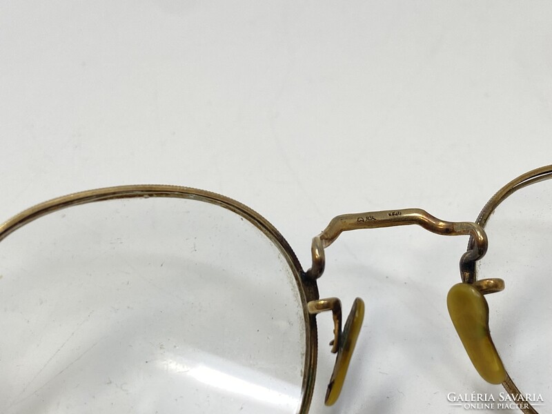 2db antik aranyozott szemüveg, napszemüveg RZ