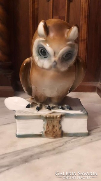 Zsolnay porcelán bagoly