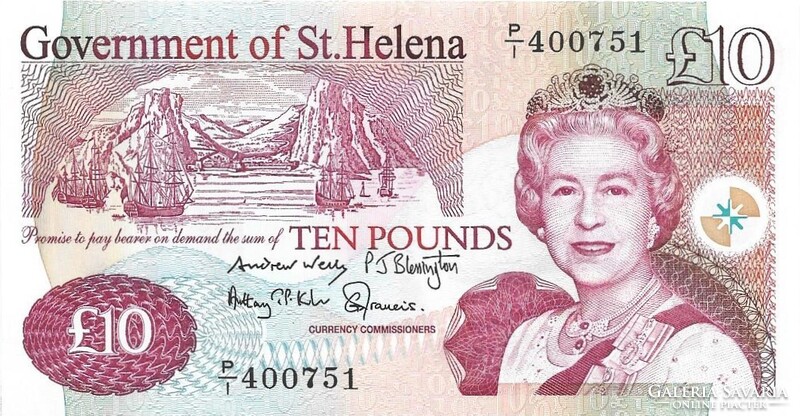 10 font pound 2012 Szent Ilona Erzsébet királynő UNC