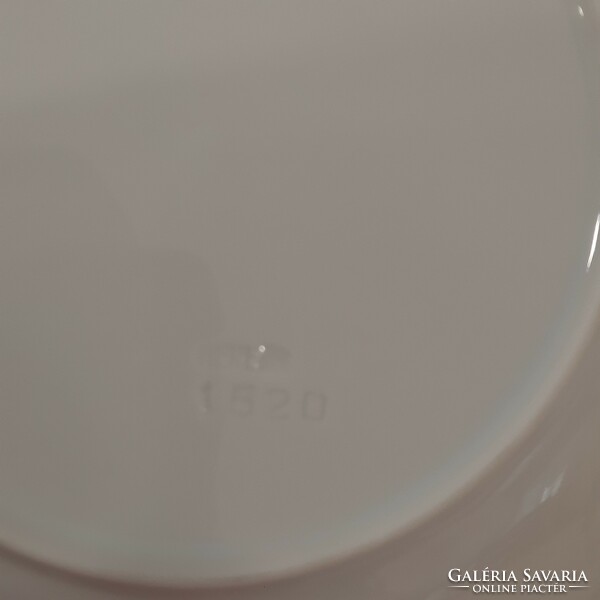 6 db Fehér Herendi porcelán süteményes, desszertes tányér készlet