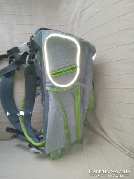 OXYBAG ergonomikus iskolatáska, hátizsák - OXY Green - zöld/szürke-fényvisszaverős