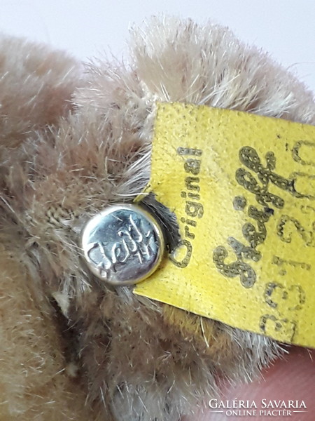 Eredeti STEIFF KUTYA MOPSY 13 cm antik STEIFF MOPSZ kutyus EXTRA !!