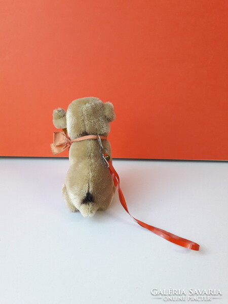 Eredeti STEIFF KUTYA MOPSY 13 cm antik STEIFF MOPSZ kutyus EXTRA !!