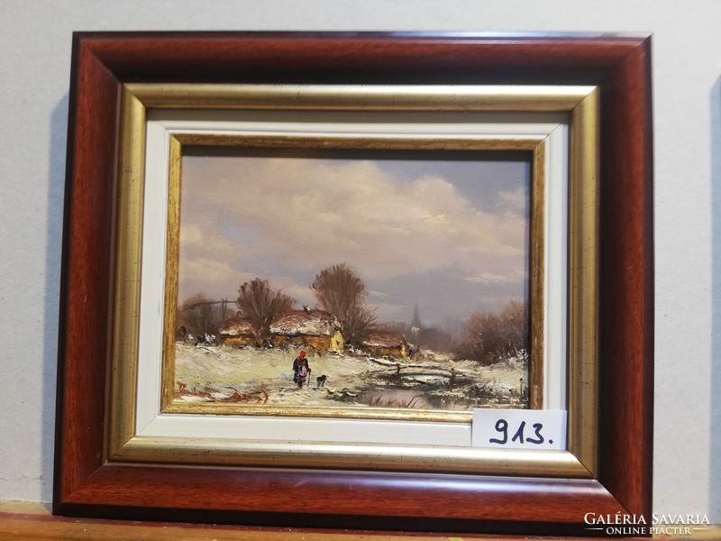 BÓNA JENŐ Téli tanya 2014. 913.