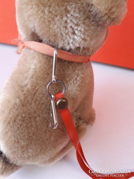 Eredeti STEIFF KUTYA MOPSY 13 cm antik STEIFF MOPSZ kutyus EXTRA !!