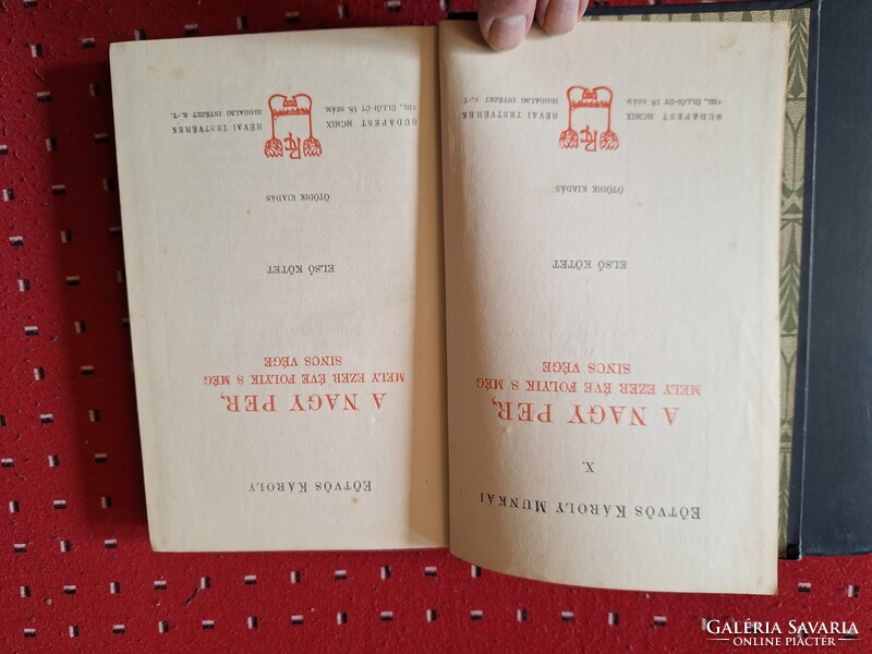 1910 .RÉVAI-EÖTVÖS K. A NAGY PER-MELY EZER ÉVE FOLYIK S MÉG SINCS VÉGE I.-III-a tiszaeszlári vérvád