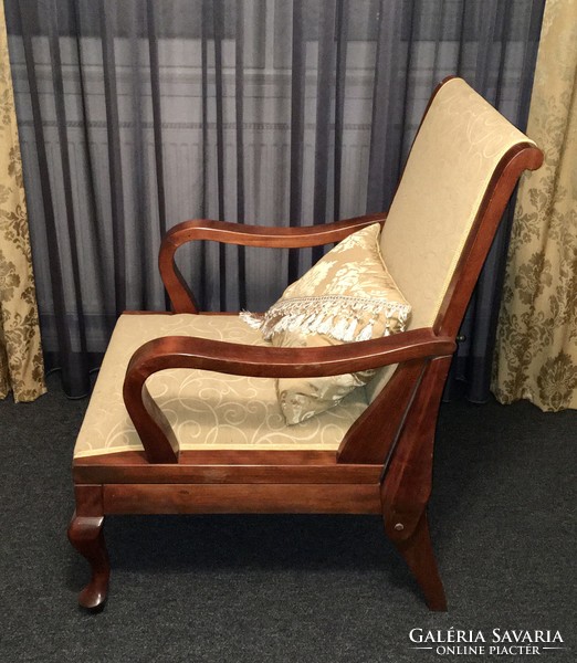 Antik,  különleges és nagyon ritka  , art deco fotel, fotelágy !