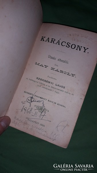 1898. May Károly :Karácsony (Winnetou kalandjai 1-2.) klasszikus a képek szerint SZENT ISTVÁN T.
