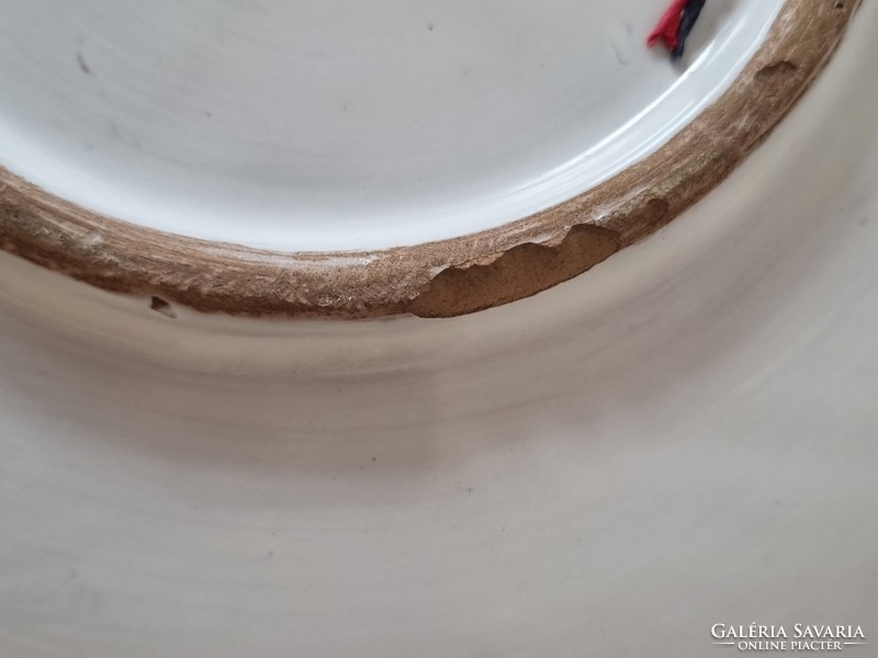 Krajtsovits Margit iparművészeti kerámia tál-32 cm