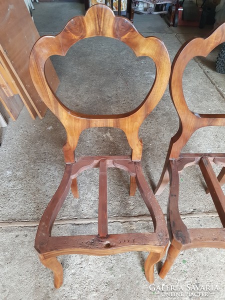 Biedermeier szék pár.