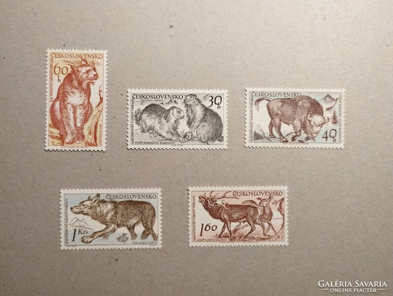 Csehszlovákia - Fauna, Vadállatok 1959