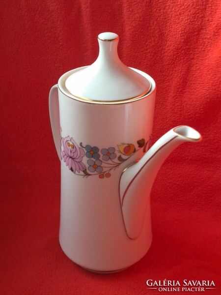 Ritka, hibátlan! KALOCSAI PORCELÁN 6 személyes mokkás / kávés készlet