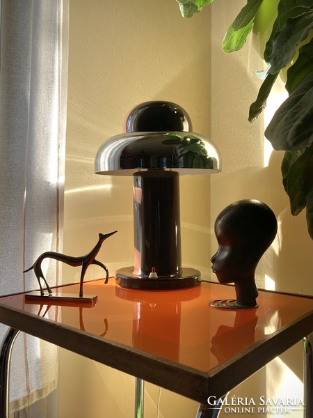 OPTEAM “felhő” design iparművészeti ikonikus fém asztali lámpa - 1976