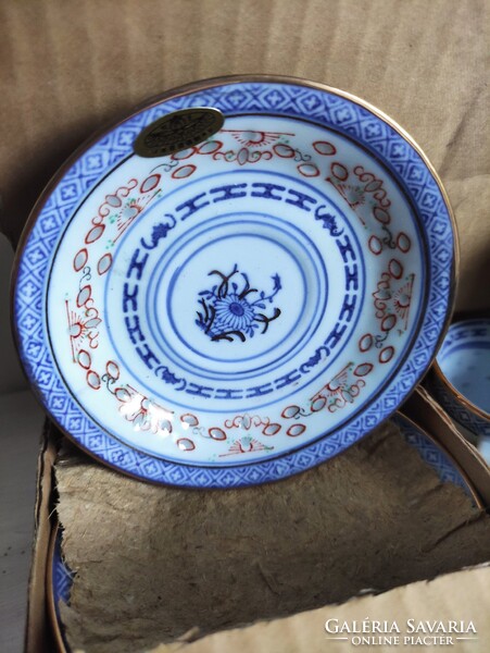 Vadonatúj címkés rizs szemes kínai porcelán kávés készlet