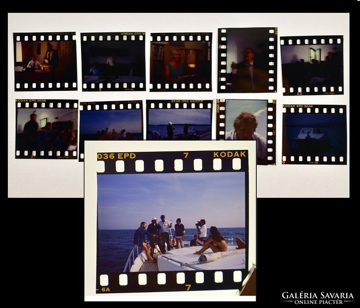 1991 HAMIS A BABA " Ötvös Csöpi és a többiek " - BUJTOR ISTVÁN FILMBŐL EREDETI FOTÓNEGATÍVOK 10 DB (