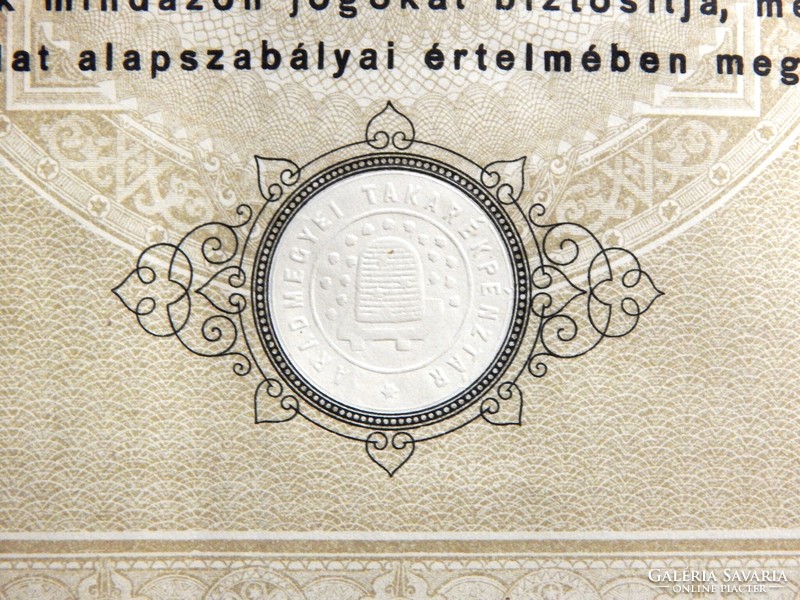 Arad - Részvény Erdély Arad 1912, dombrádi Nagy Gyula református tiszteletes részére kiállítva