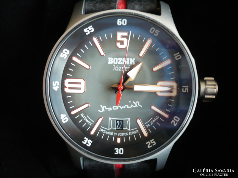 Vostok Europe 6:3 Bozsik limitált kiadású (041/100) extrém ritka automata karóra