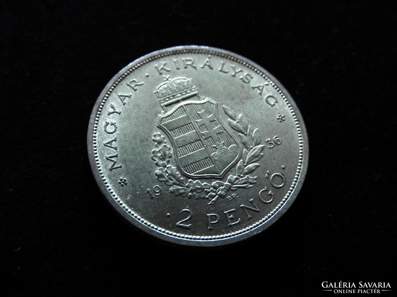 1936 ezüst 2 pengő LISZT Ferenc (JF7)