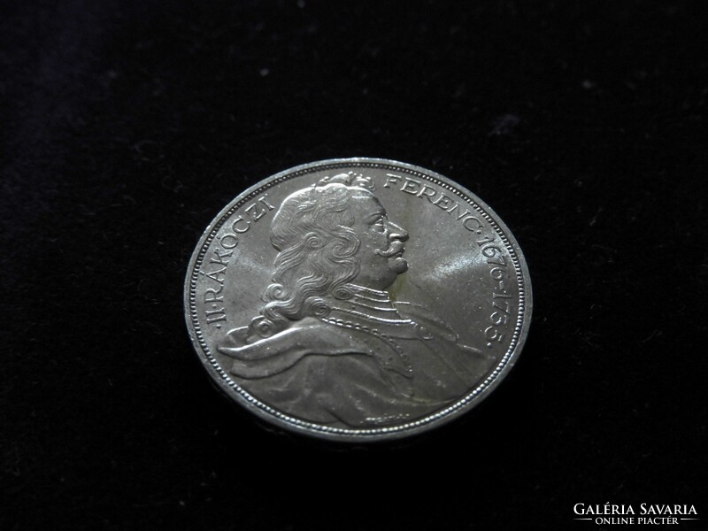 1935 ezüst Rákóczi 2 pengő UNC verdefényes - túl szép, jelöletlen ARTEX ? (KBD)