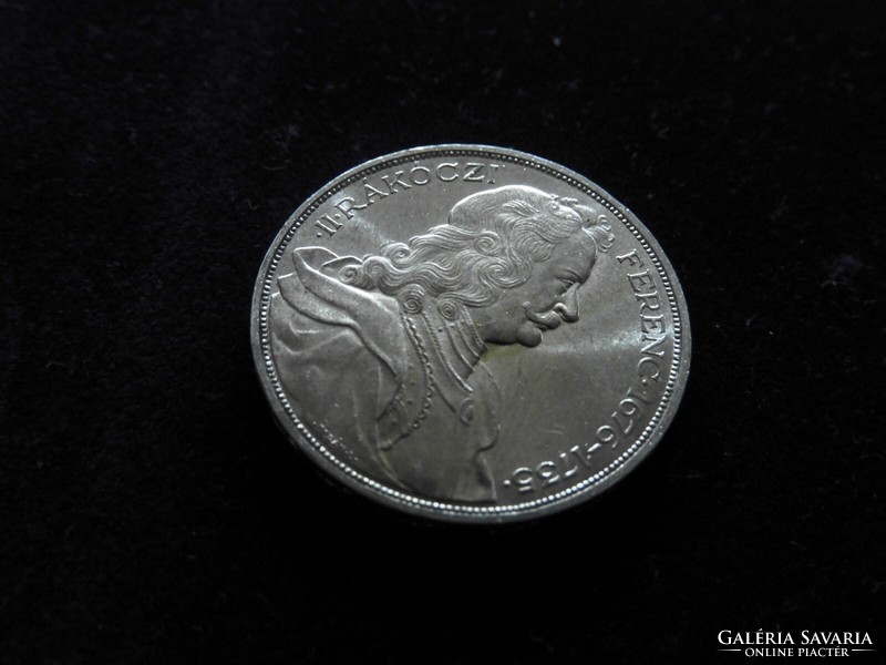 1935 ezüst Rákóczi 2 pengő UNC verdefényes - túl szép, jelöletlen ARTEX ? (KBD)