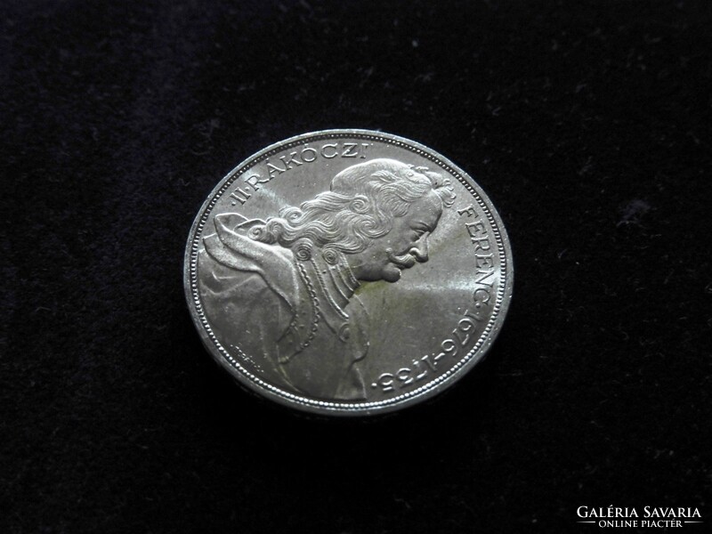 1935 ezüst Rákóczi 2 pengő UNC verdefényes - túl szép, jelöletlen ARTEX ? (KBD)