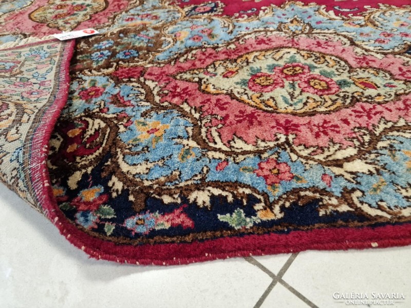 Álomszép iráni kirmansah 245x390 kézi csomózású gyapjú perzsa szőnyeg BFZ728