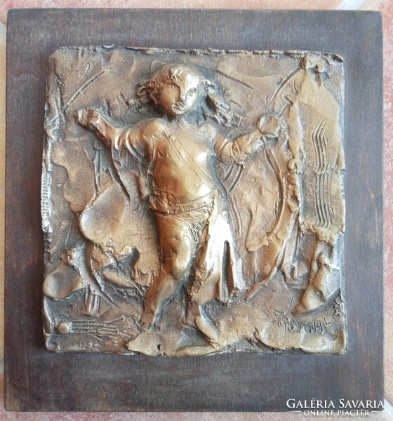 Trischler Ferenc bronz falikép (1978)