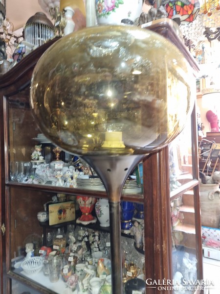 Retró üveg búrás állólámpa