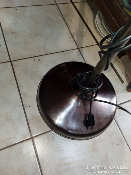 Retró üveg búrás állólámpa