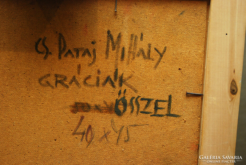 Cs. Pataj Mihály alkotása : Gráciák  ősszel
