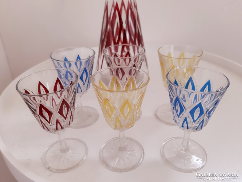 Francia Kristály Likőrös Készlet,Komplett,VMC Reim!