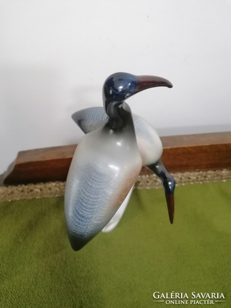 Hollóházi porcelán Íbisz madár pár