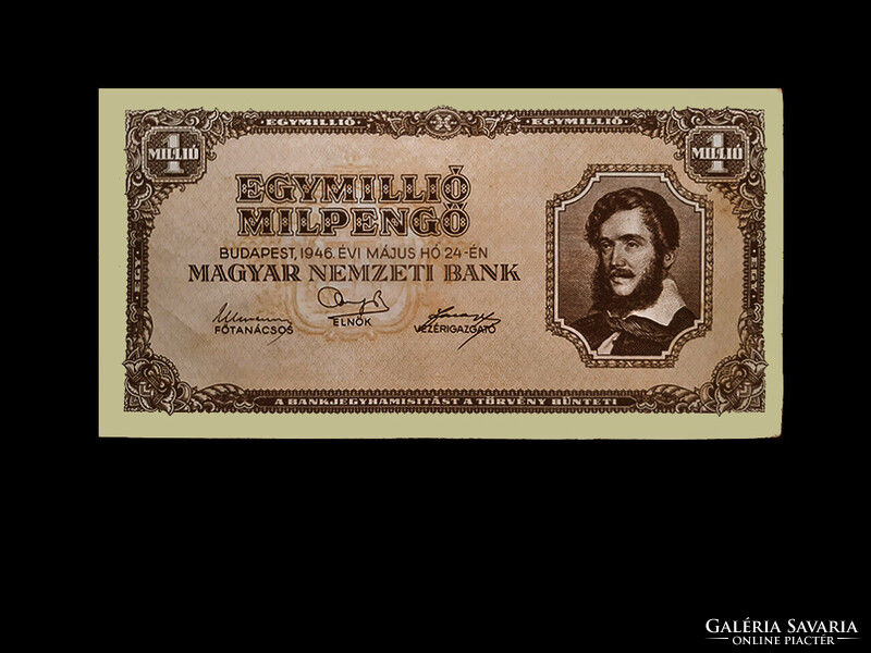 EGYMILLIÓ MILPENGŐ - 1946.05.24 - INFLÁCIÓS SOR 21. TAGJA
