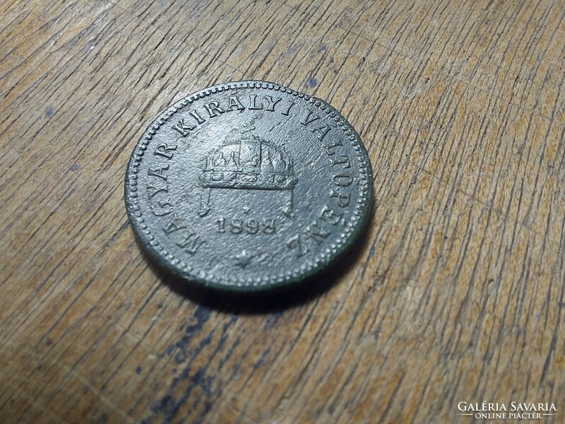 ! 1 db  2 (korona) filléres 1898 - 729