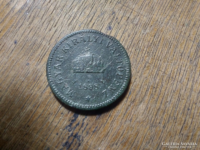 ! 1 db  2 (korona) filléres 1898 - 729