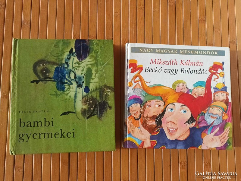Beckó vagy Bolondóc Mikszáth Kálmán Felix Salten Bambi gyermekei - gyerekkönyvek mesék