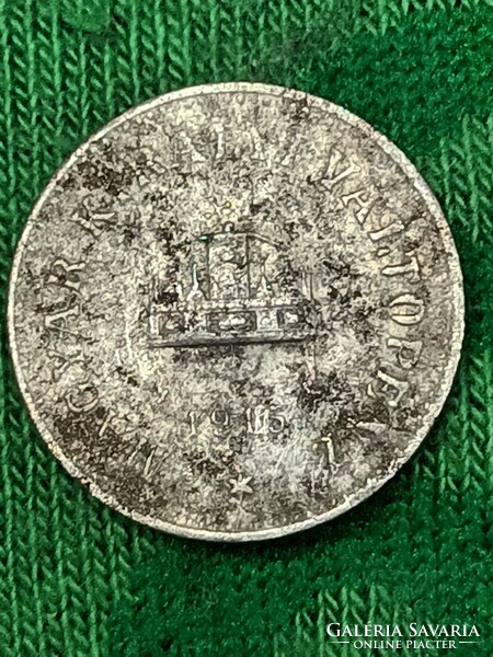 10 Fillér 1915 ! Vas ! Ritka !