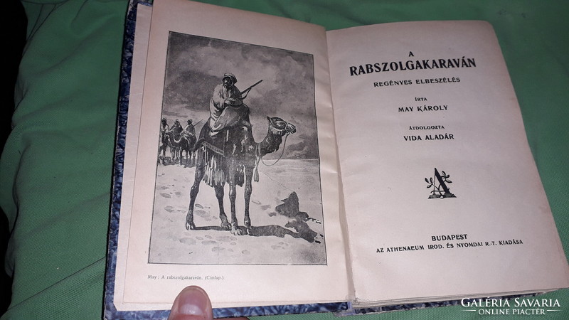 1911.May Károly :A rabszolgakaraván könyv a képek szerint ATHENEUM