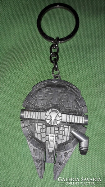 Retro szép kidolgozású fém STAR WARS MILLENIUM FALCON kulcstartó űrhajó GYŰJTŐI a képek szerint