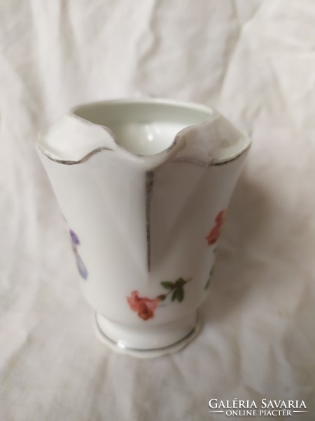 Zsolnay pajzspecsétes manó füles porcelán tej tejszín kiöntő