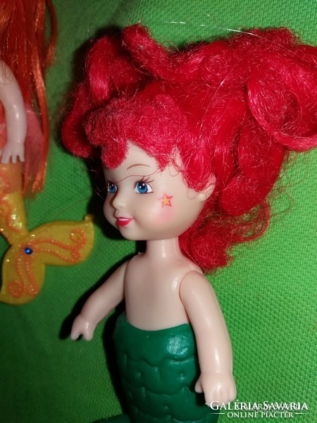 GYÖNYÖRŰ BABACSOMAG MINŐSÉGI Mattel ,SIMBA kicsi Barbie sellő babák 3 db egyben a képek szerint
