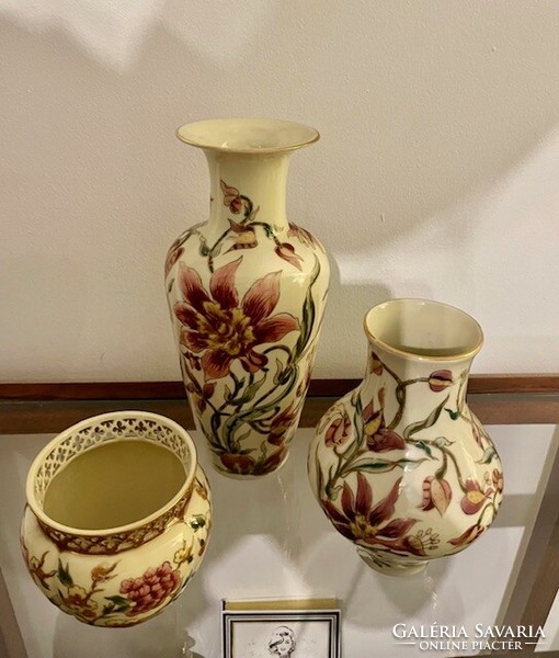 Zsolnay Liliom / Orchidea mintás porcelán csomag