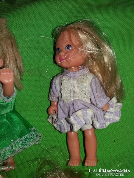 GYÖNYÖRŰ BABACSOMAG MINŐSÉGI Mattel ,SIMBA és HASBRO kicsi Barbie babák 9 db egyben a képek szerint