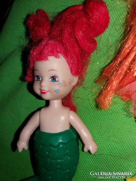 GYÖNYÖRŰ BABACSOMAG MINŐSÉGI Mattel ,SIMBA kicsi Barbie sellő babák 3 db egyben a képek szerint