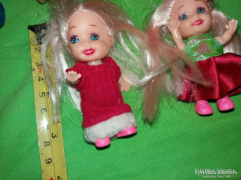 GYÖNYÖRŰ BABACSOMAG MINŐSÉGI Mattel ,SIMBA és HASBRO kicsi Barbie babák 9 db egyben a képek szerint