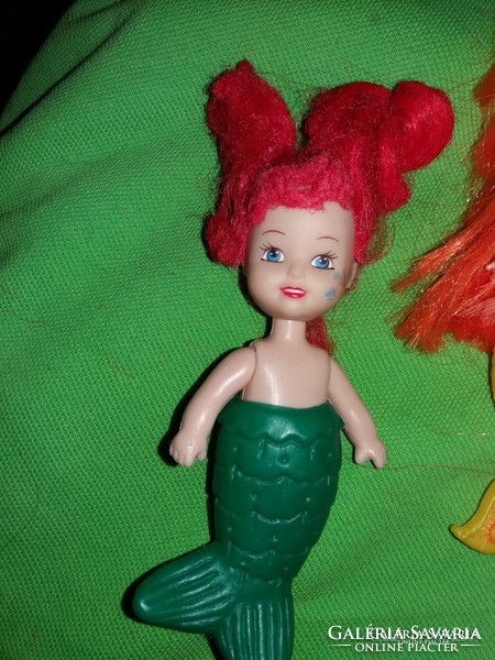 GYÖNYÖRŰ BABACSOMAG MINŐSÉGI Mattel ,SIMBA kicsi Barbie sellő babák 3 db egyben a képek szerint