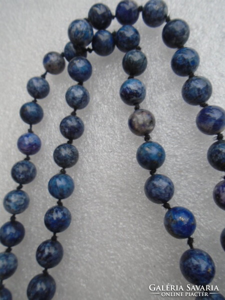 Mesés 100% TERMÉSZETES 50-60 ÉVEKBŐL  lapis lazuli lánc 56 cm RÖVIDEB 220 ct