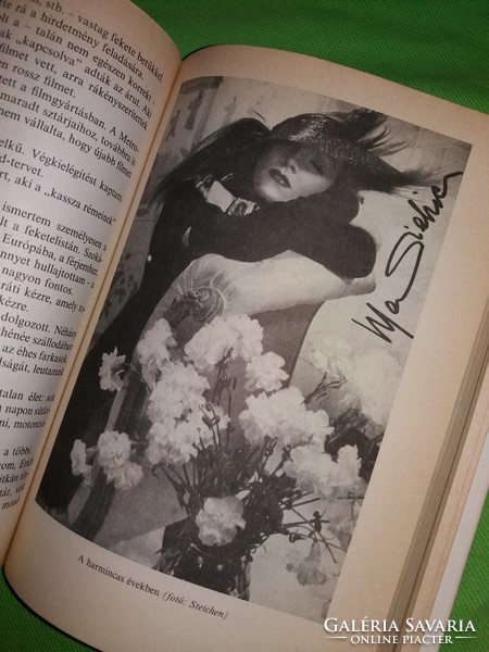 1985. Marlene Dietrich :Tiétek az életem... életrajzi könyv a képek szerint ZENEMŰ
