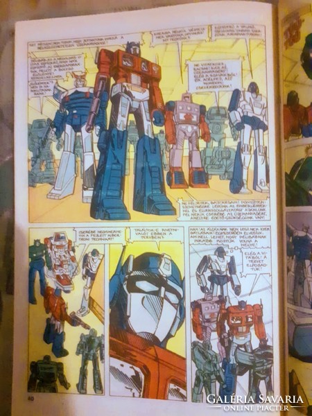 Transformers képregény, legelső szám 1991./1. Megkímélt állapotú.